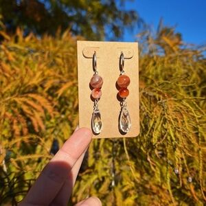 Phantom Quartz Sterling Silver Earrings ~ Artisan Jewelry